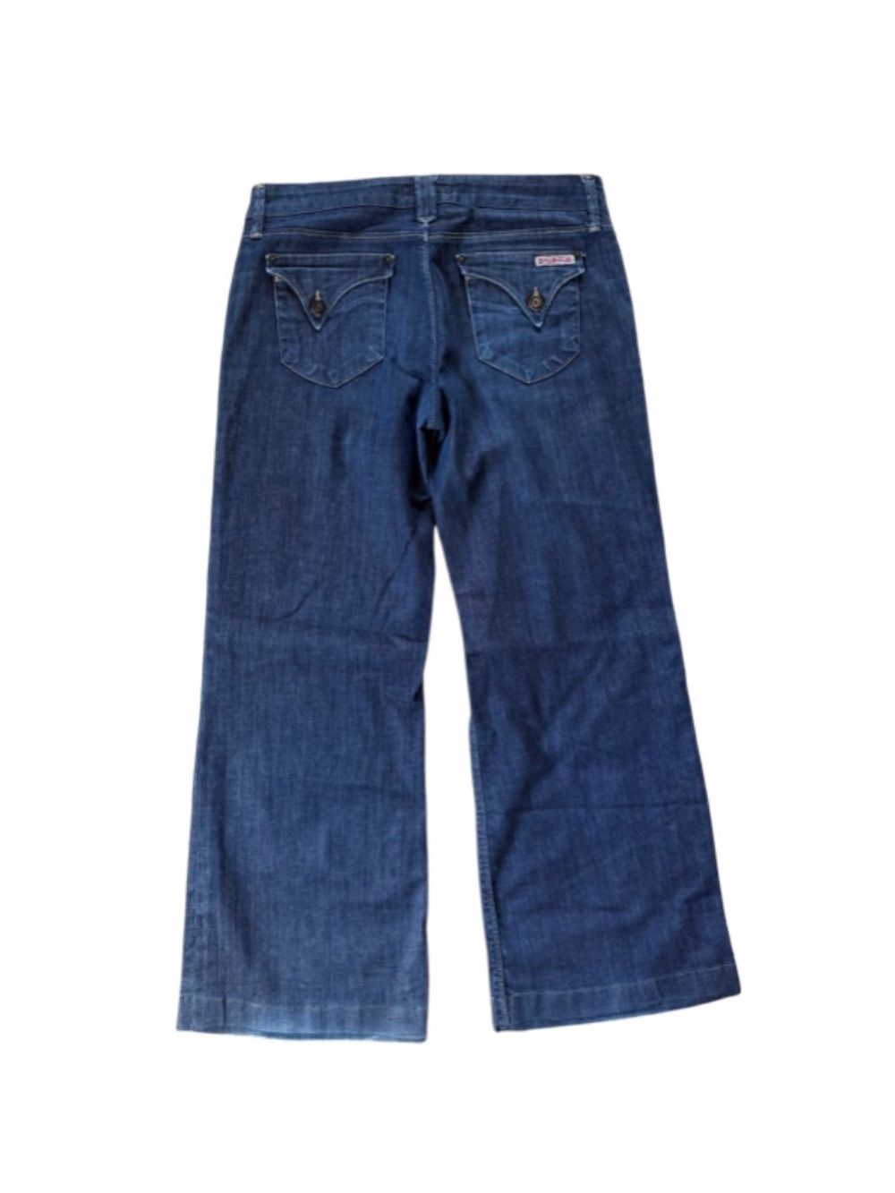 Hudson Jeans Women’s Cropped Wide Leg Denim Pants - Picture 2 of 7